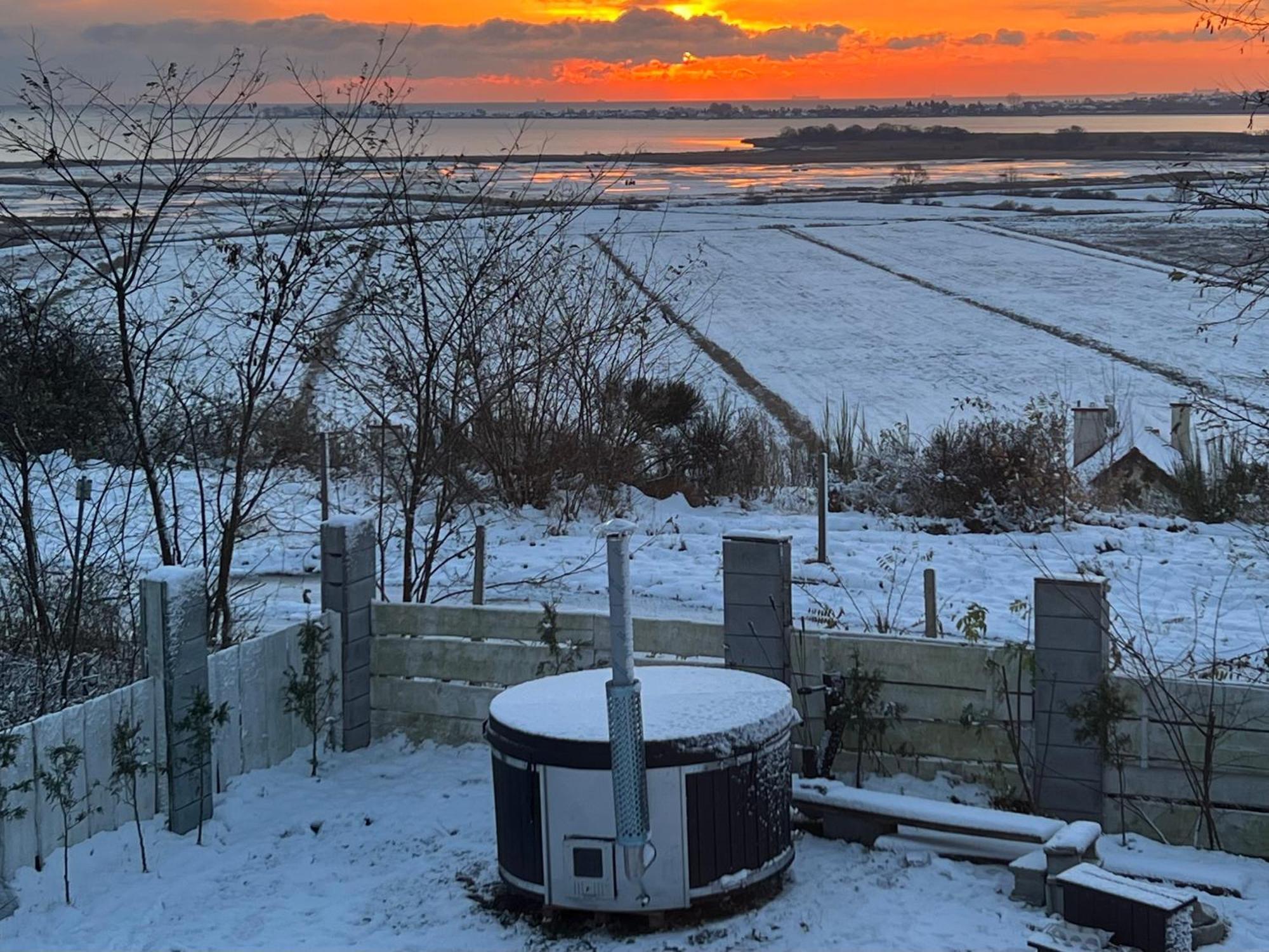House Of Freedom With Sea View Sauna And Jacuzzi Oslonino Eksteriør bilde